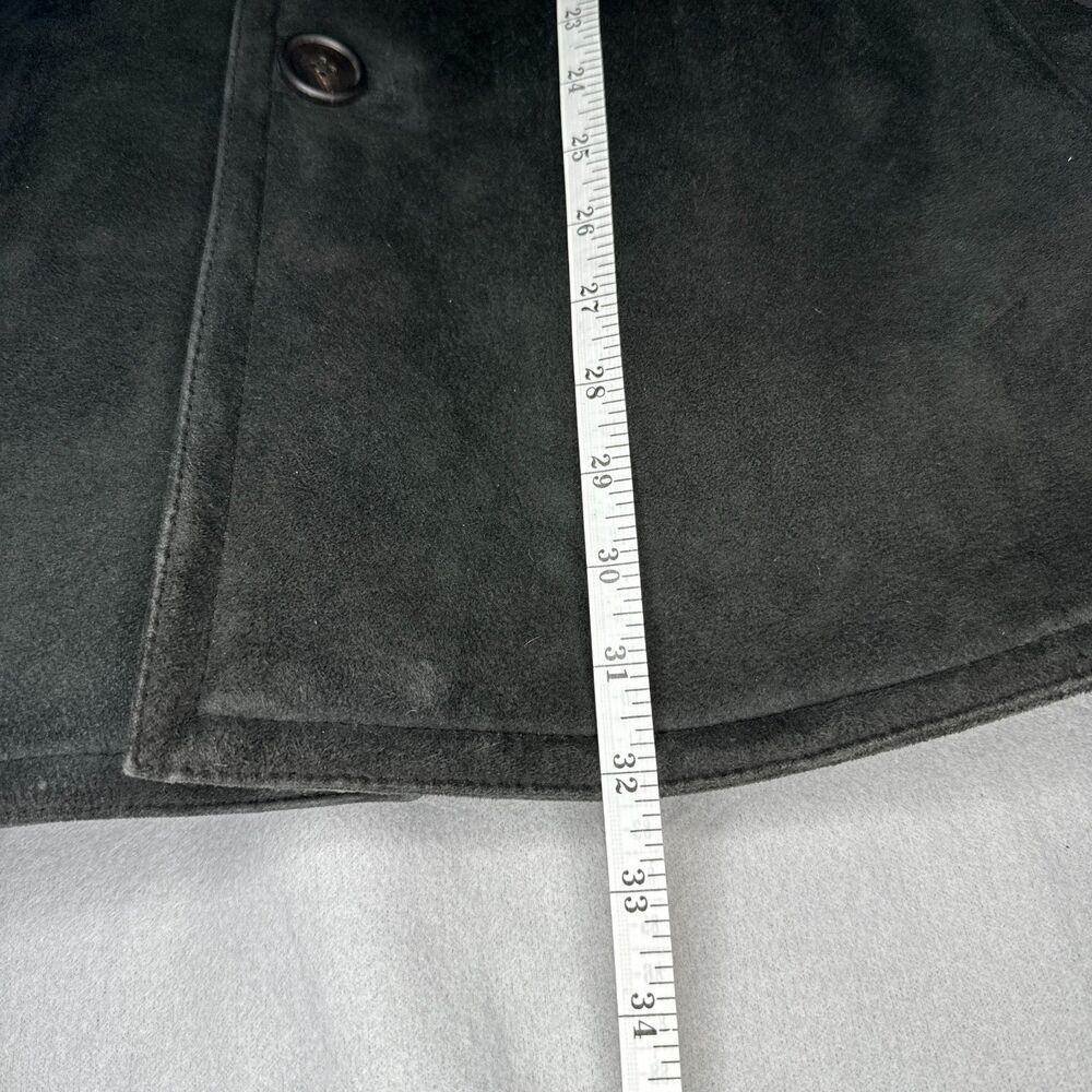 Fontelli Milano Italy Women's Shearling Coat 100% Lambskin Suede Teddy Lined 2XL - Picture 12 of 12